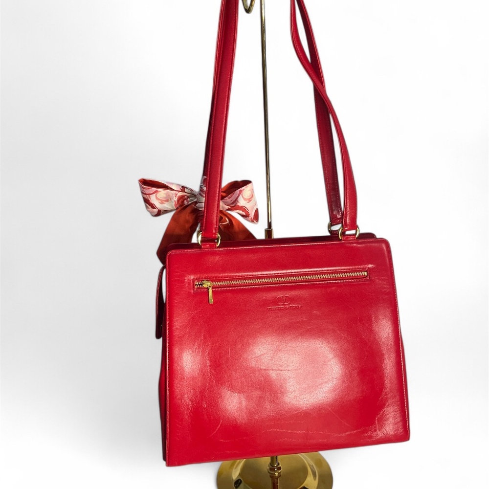 Valentino Garavani Shoulder bag leather Red Gold - Picture 3 of 5